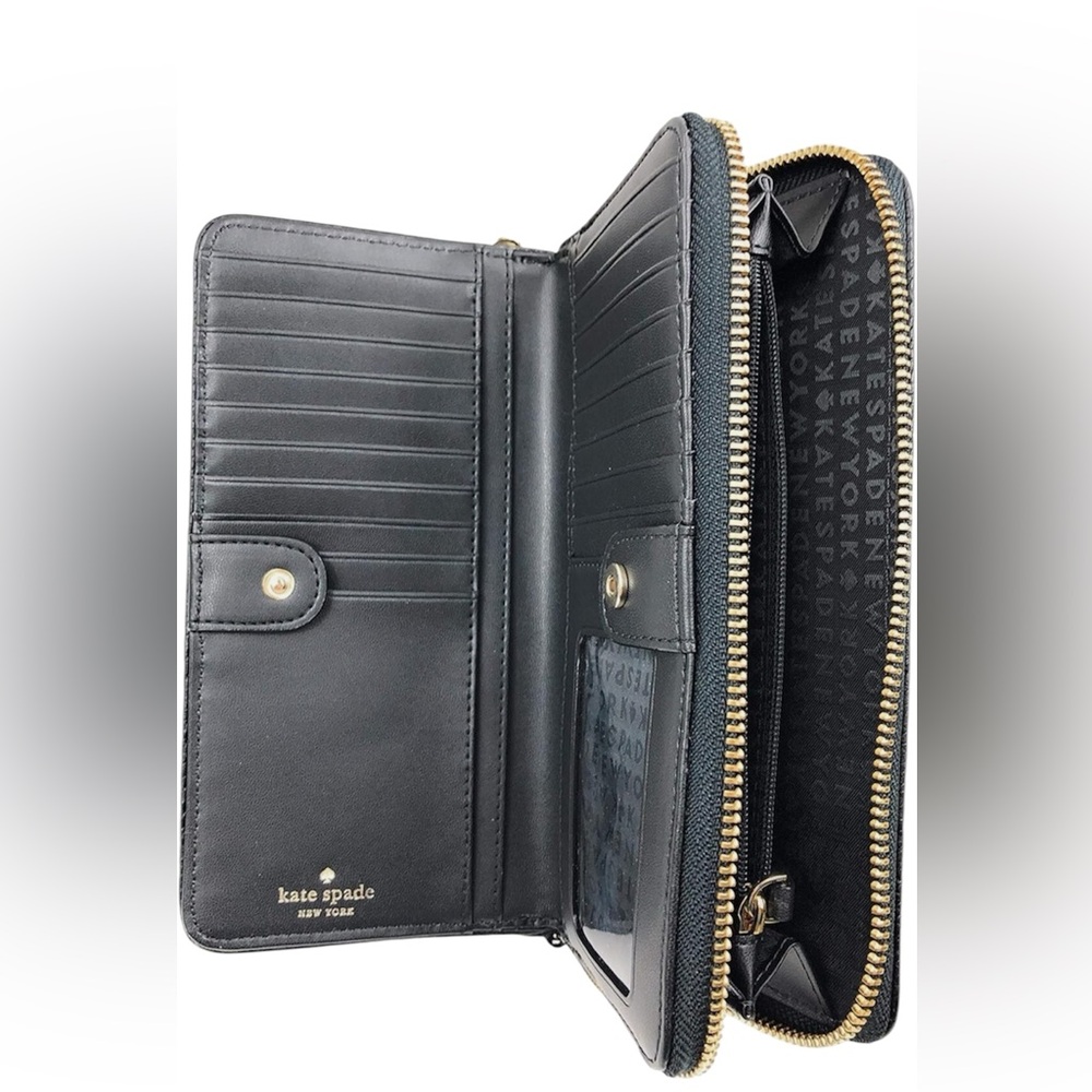 Kate Spade Brigatta Textured Wallet with Tassel - Picture 3 of 6